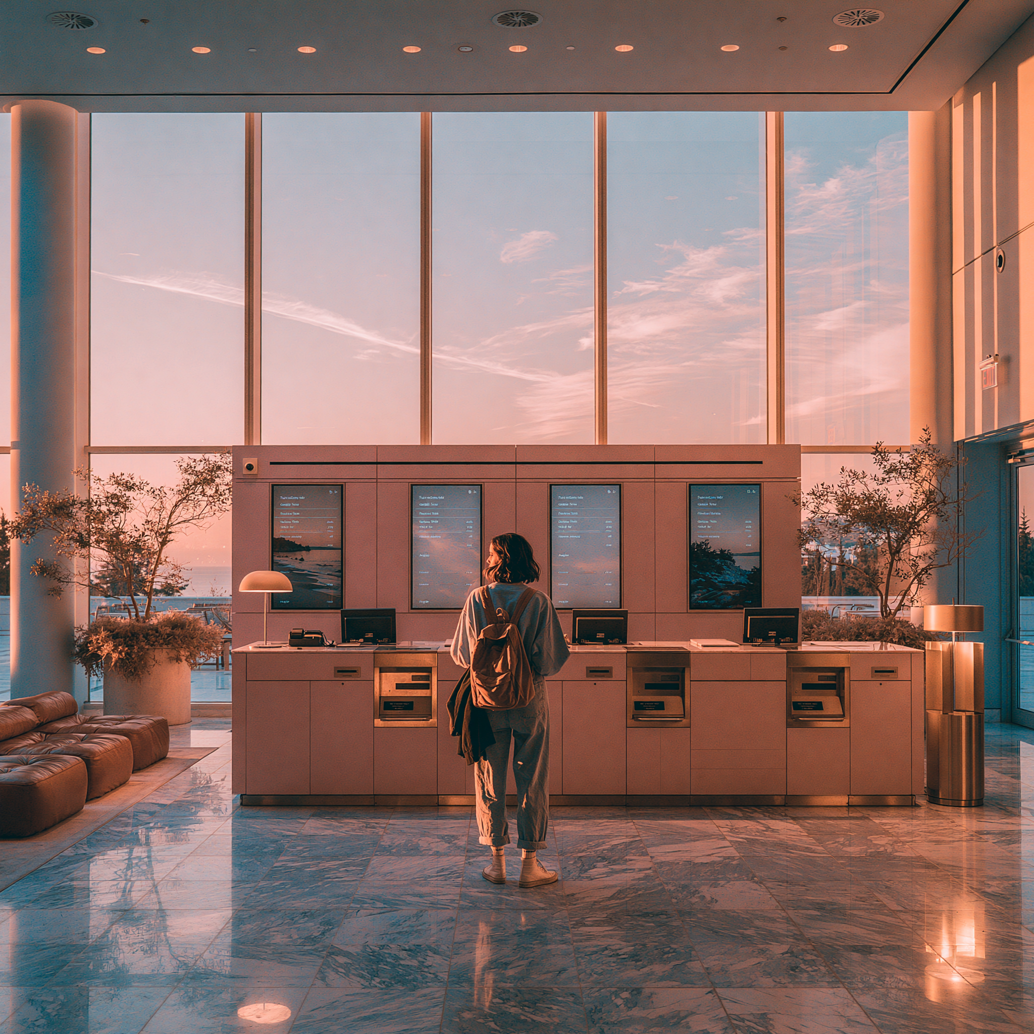 Digitaler Meldeschein beim Self Check-in